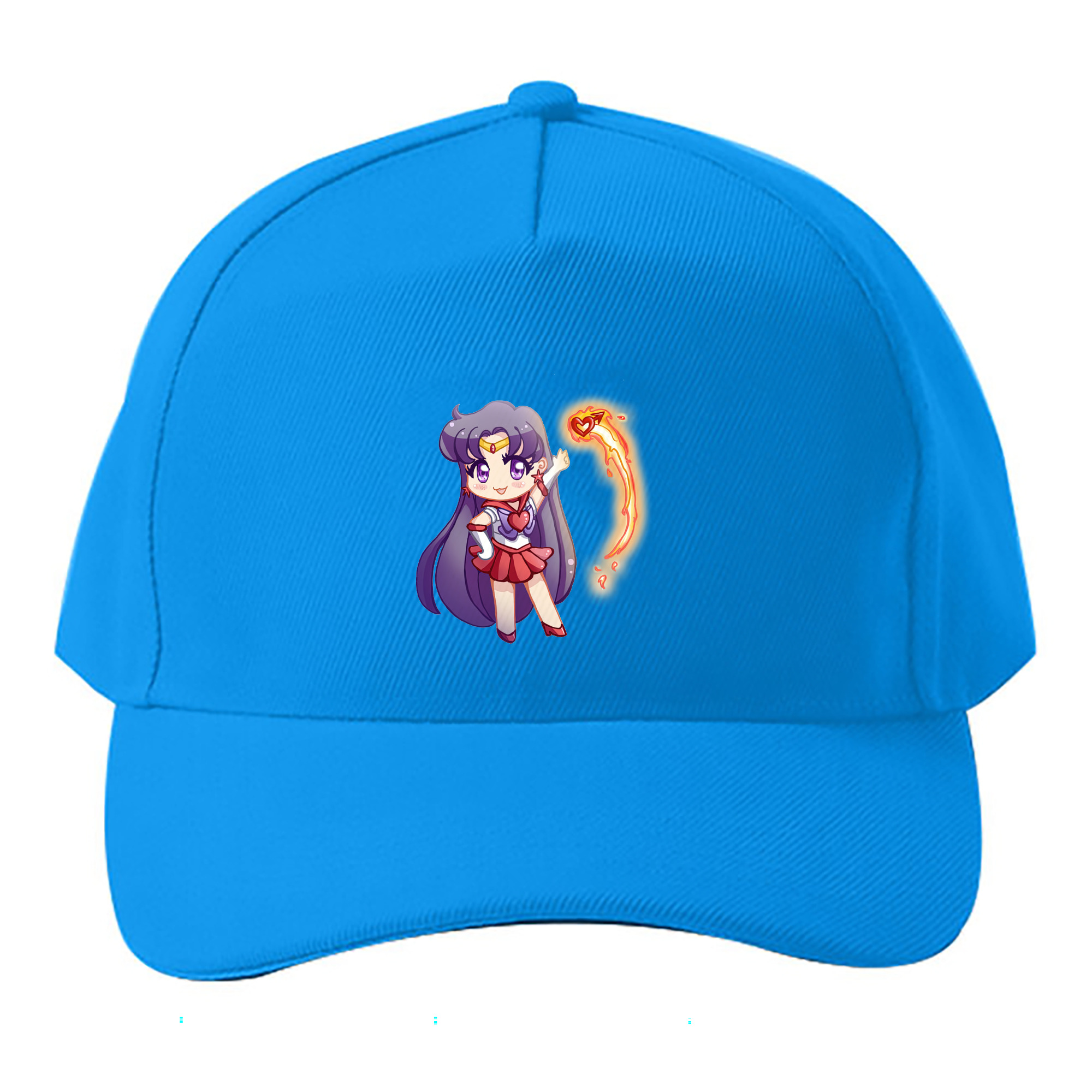 （画像用） 美少女戦士セーラームーン 火野レイ ひの レイ Sailor Moon Hino Rei （セーラーマーズ,Sailor Mars） ベースボールキャップ 綿100％ 男女兼用 帽子 スポーツ